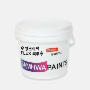 삼화페인트 수성크리어 PLUS 외부용 투명 4L 수성바니쉬