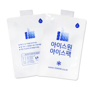 아이스원 엄지 수지없는 아이스팩 반제품 16x24cm 1000매 + 물주입기