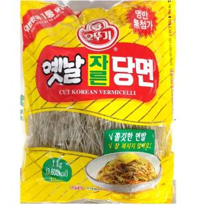 잘라서나오는 오뚜기당면1kg 절단잡채면 불고기 찜닭용 사리당면