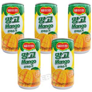 무료배송 롯데 델몬트 망고 로우슈거 180ml x 30캔 망고주스캔음료