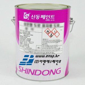 신동페인트 에나멜회색4L 철재목재용유성페인트