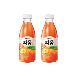 빙그레 따옴 자몽 주스 730ml X 2개 (아이스박스포장)