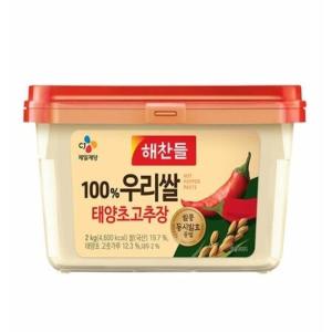 해찬들 100 우리쌀 태양초고추장 2KG