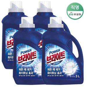 무궁화 파워 브라이트 액체세제 3L x 4개 (1BOX)