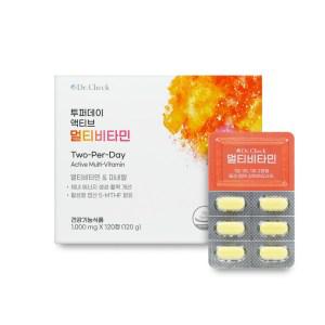  DR CHECK 닥터체크 투퍼데이 액티브 멀티비타민 1000mg x 120정