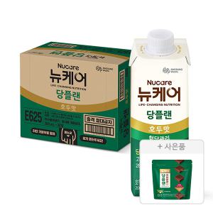 뉴케어 당플랜 호두맛, 200ml, 30개, 1개 + 증정(당플랜 저당양갱, 40g, 8입, 1개)