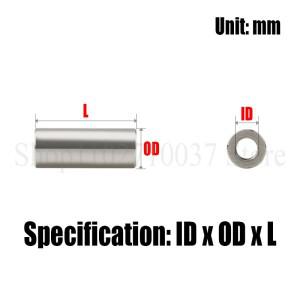 스테인리스 스틸 무나사 플랫 와셔 부싱 개스킷  둥근 중공 스탠드오프 스페이서 슬리브  ID = 2.1-8.2mm