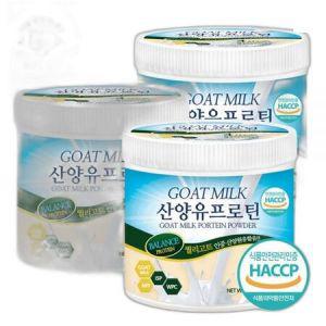 푸른들판 산양유 프로틴 유청 분리 대두 유단백 단백질 쉐이크 분말 가루 파우더 160g x 3통