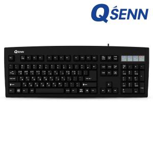 큐센 QSENN SEM-DT35 NEW USB 유선 게임 게이밍 키보드 블랙