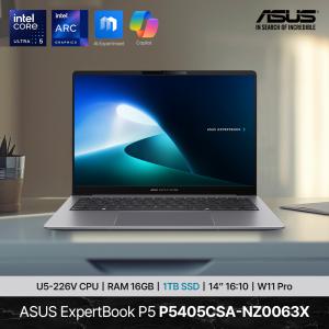 ASUS ExpertBook P5 P5405CSA-NZ0063X U5-226V 16G 1T WIFI 6 14인치 400NIT 윈11프로 AI코파일럿