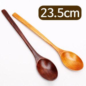 옻칠 나무 숟가락 23.5cm (원목 양념스푼 성인 밥수저 볶음 요리주걱 조리도구 업소용)