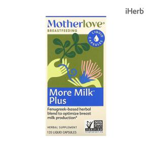 [아이허브] Motherlove More Milk Plus 120캡슐, 여성영양제 산모 수유영양제 허브