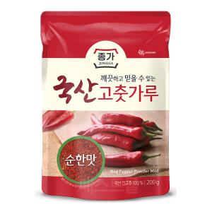 종가 국산 고춧가루 순한맛 200g