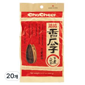 터보마켓 중국식품 챠챠 해바라기씨 오향맛 260g, 20개, 1박스