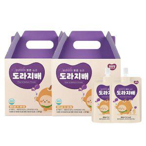 [또또맘]우리아이 맑은 습관 도라지배 주스(80ml X 20입) 2박스, 유아음료/어린이 배즙