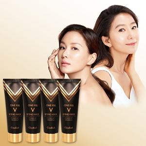 [끌레드벨](4개)끌레드벨 원킬 브이 리프팅마스크 70ml 블랙