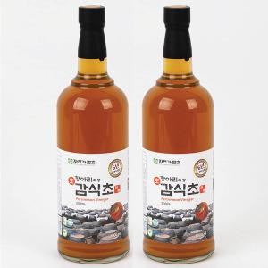 자연과발효 6년숙성 1 리터 감식초2병+푸어러2개