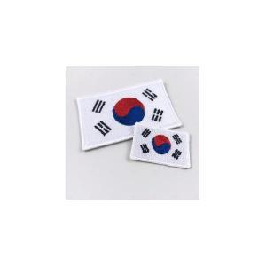 태극기 패치 열접착패치 태극기 와펜 국기 옷부착 다리미 가열부착방식 소형 40x25mm