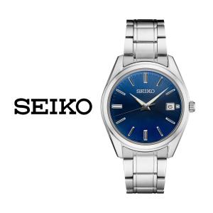 세이코 SEIKO 에센셜 블루 남성 메탈 클래식 손목시계 SUR309