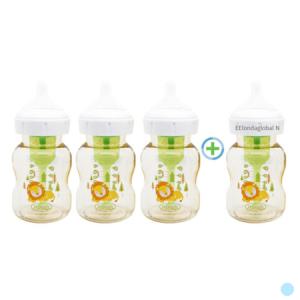 닥터브라운 사자 배앓이 신생아 젖병 PPSU 150ml X4P