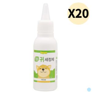 예삐 강아지 용품 귀세정제 퓨어케어 대용량 110ml X20