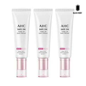 AHC 세이프온 톤업 선크림 SPF50+ PA++++, 50ml x3