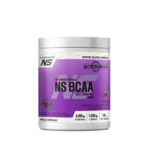 NS BCAA 40회분 헬스 부스터 아미노산 단백질 보충제 포도맛 400g