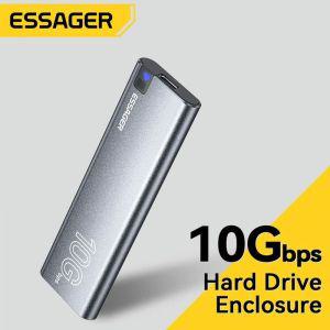 외장하드4TB Portable 4테라 Essager 외장 하드 드라이브 휴대용 SSD 4TB USB 3.1 C타입 디스크 10GbPS 고