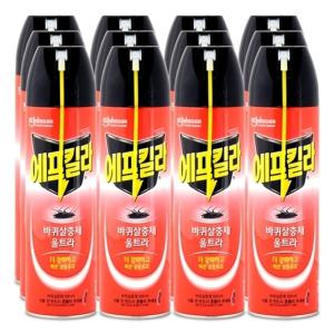 에프킬라 바퀴살충 에어로졸 500ml 12개