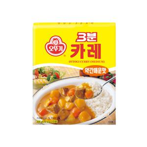 3분 카레 약간매운맛 200g