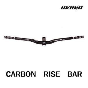 [기타]언노운 자전거 핸들바 795 Carbon Risebar 블랙 픽시자전거