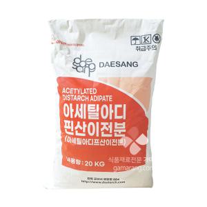 가마랑대상 아세틸아디핀산이전분 20kg A.A전분 찰옥수수변성전분