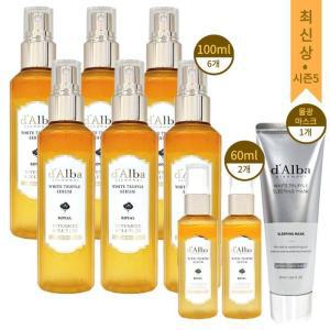 [달바 시즌5] 달바 미스트 세럼 화이트 트러플 100ml 6개 + 60ml 2개 + 슬리핑팩