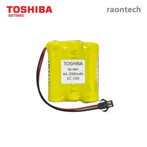 RC카 배터리 도시바 3.6V AA 2000mAh (1X3) JST-2P SM-2P 충전배터리 중전지