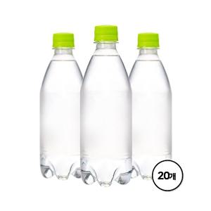 [풀무원샘물]스파클링 제로칼로리 탄산수 브리지톡 플레인eco(무라벨) 500mL X 20병