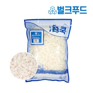 냉동 다진 오징어(몸) 1kg 다이스 (해물전, 콩나물국밥)