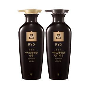 려 진생보 두피모발영양 400ml, 샴푸 x1개+컨디셔너 x1개, 세트