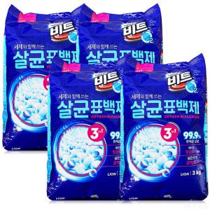 비트 O2 살균표백제 3kg 4개