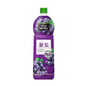 미닛메이드 프리미엄 포도 1.5L 코카콜라 페트병 수 식 과일 15L