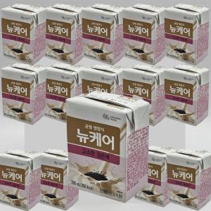 대상 뉴케어 고소한 검은깨 30개 200ml 균형영양식 빨대