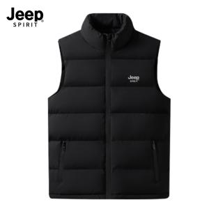 JEEP SPIRIT 지프 패딩 조끼 겨울 남자 여성 점퍼 자켓