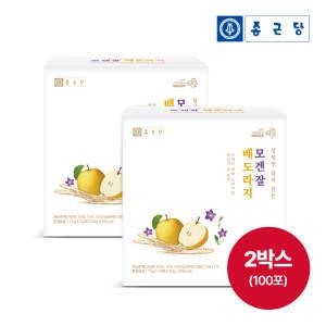 [2세트/100포] 종근당 HACCP 인증 모겐잘 배도라지 15g 진액 스틱 도라지 꿀 생강 모과