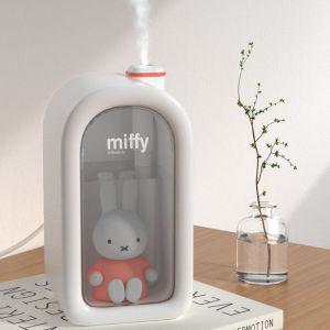 애니포트 AP-MIFFY380P 미피정품 2단계 조절 무드등 가습기 핑크화이트탁상용 등가 USB등 인테리어등 회사