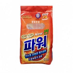 세탁 가루 세제 빨래 세탁기 찌든때 5kg 1개