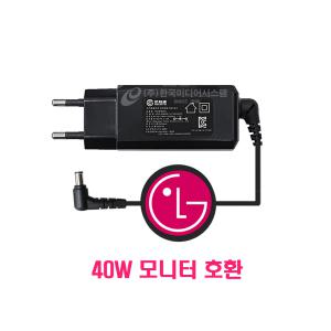 LG 모니터 어댑터 40W 호환 전원 일체형 24MK430H 24MK600M 24MP48HQ