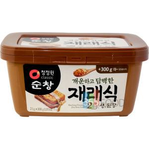 청정원 순창 재래식 생된장 2kg