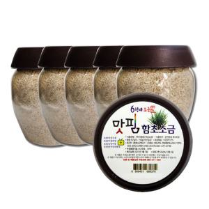 신안 6형제소금밭 맛핌 천일염 육형제 함초소금 750g 5개