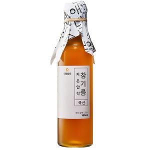 대현상회 저온압착 국산참기름, 180ml, 1개