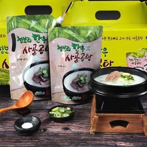 1000ml 청보리한우사골곰탕 5팩 플러스선물세트 3 X