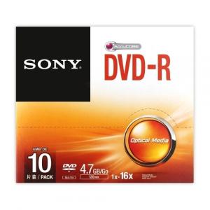 SONY 공DVD DVD-R 4.7GB 16x 10P DVD DVDRW 공디브이디